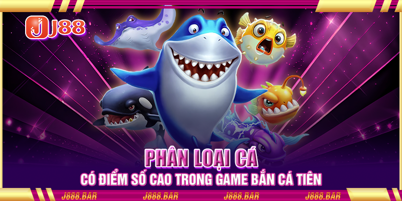 Phân loại cá có điểm số cao trong game Bắn Cá Tiên Phân loại cá có điểm số cao trong game Bắn Cá Tiên